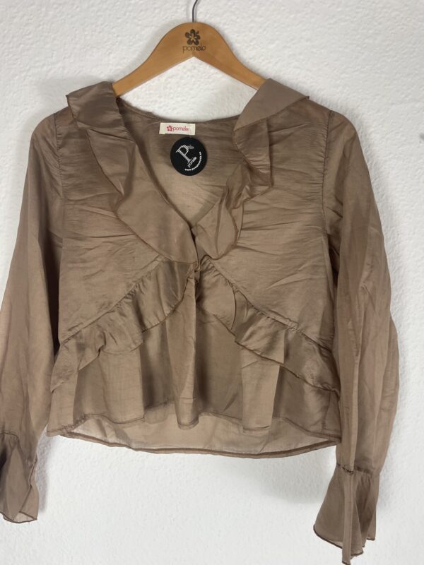 CAMISA GASA BEIG