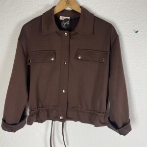BOMBER MARRON