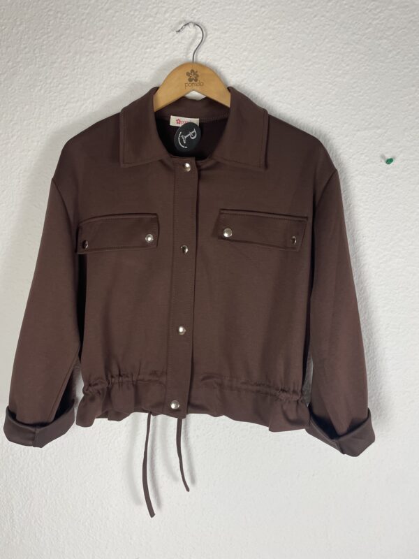 BOMBER MARRON