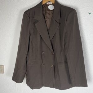 CHAQUETA CRUZADA MARRON
