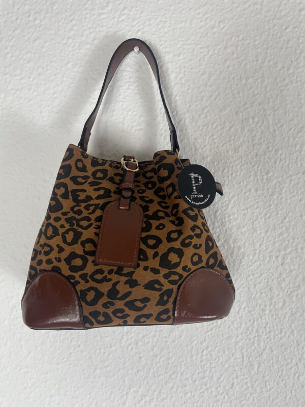 BOLSO LEOPARDO TONOS MARRONES