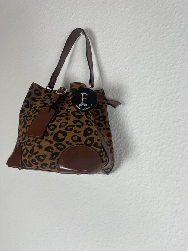 BOLSO LEOPARDO TONOS MARRONES - Imagen 2