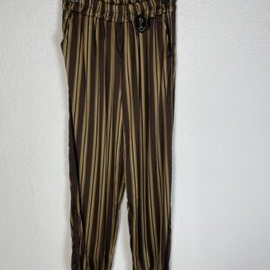 PANTALON SATINADO RAYAS RECOGIDO