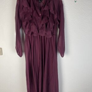 VESTIDO GASA VOLANTES