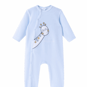 PIJAMA TERCIOPELO JIRAFA BEBÉ