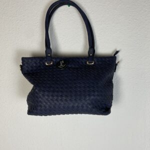 BOLSO TRENZADO MARINO
