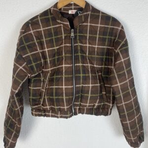 BOMBERS CUADROS ACOLCHADA