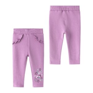 PANTALÓN MALVA BORDADO BEBÉ