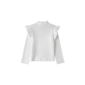 CAMISETA CANALÉ CUELLO CISNE BLANCA JUNIOR