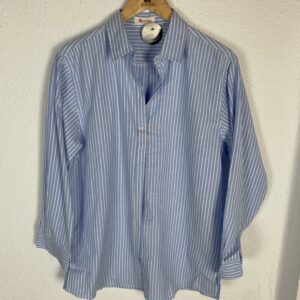 CAMISA OXFORD RAYAS AZUL