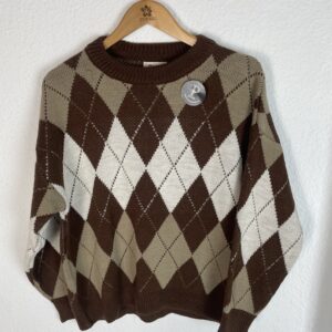 JERSEYS ROMBOS MARRON Y CAMEL