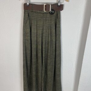 PANTALÓN ANCHO CUADROS