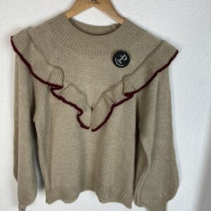 JERSEYS VOLANTE PICO BEIG Y BURDEOS