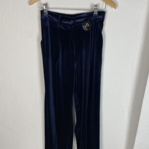 PANTALÓN TERCIOPELO BOLSILLOS AZUL