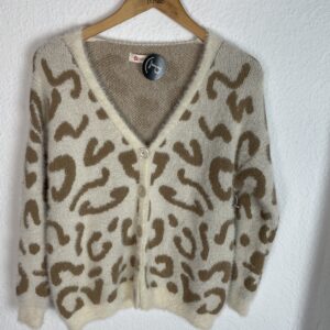 CHAQUETA ANIMAL PRINT BEIG