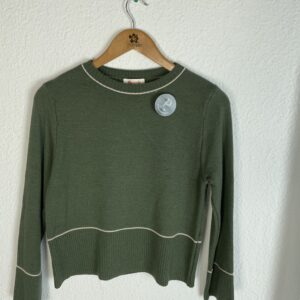 JERSEYS VERDE DETALLE BEIG