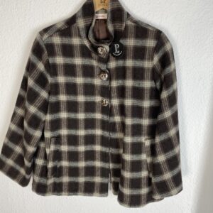 CHAQUETA CUADROS AZUL PAÑO