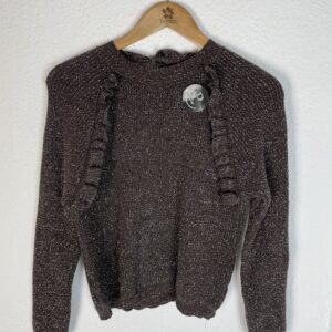 JERSEYRS BRIILO DETALLE DE LAZO MARRON