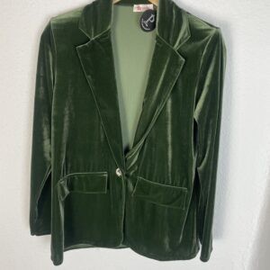 CHAQUETA TERCIOPELO VERDE