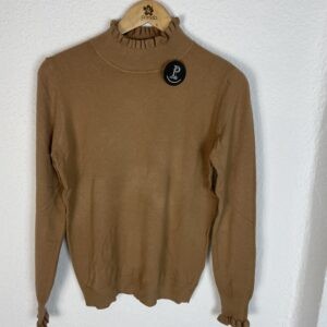 JERSEYRS CUELLO VOLANTE CAMEL
