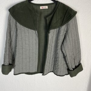 CHAQUETA VICHY CUELLO MICROPANA