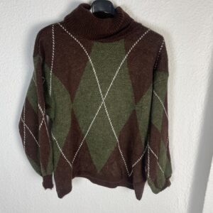 JERSEYS ROMBOS VERDE Y MARRON