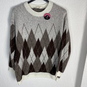 JERSEYS ROMBOS MARRON Y BEIG