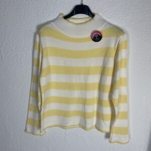 JERSEYS RAYAS AMARILLO Y BEIG