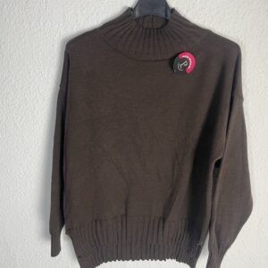 JERSEYS CUELLO ALTO MARRON