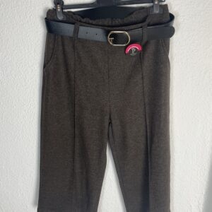 BERMUDA PAÑO MARRON