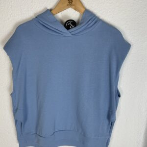 CHALECO SUDADERA AZUL