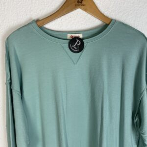 SUDADERA VERDE PICO