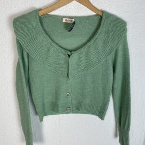 CHAQUETA VERDE VOLANTE