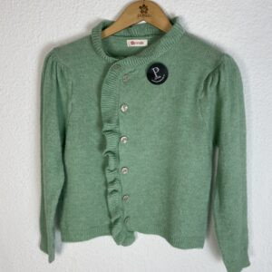 CHAQUETA VOLANTE VERDE