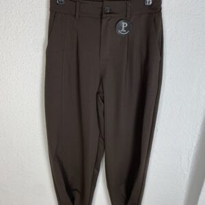 PANTALON MARRON RECOGIDO