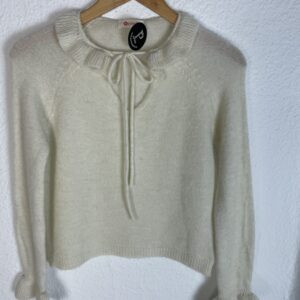 JERSEYR CUELLO VOLANTE BEIG