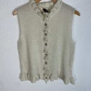 CHALECO BEIG VOLANTE