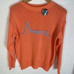 JERSEYR NARANJA DETALLE AMORE REALCE