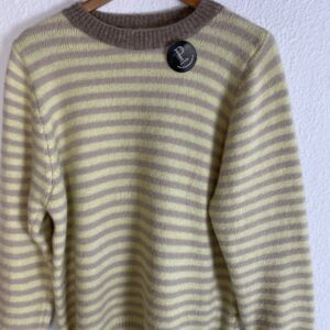 JERSEYR RAYAS AMARIILO Y BEIG