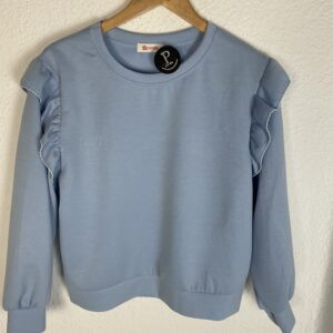 SUDADERA VOLANTE DETALLE PUNTILLA