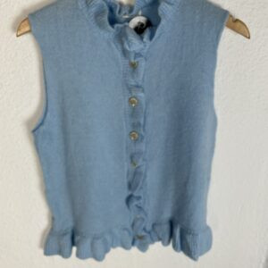 CHALECO VOLANTE AZUL