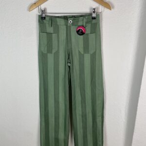 PANTALON RAYAS BOLSILLOS VERDE