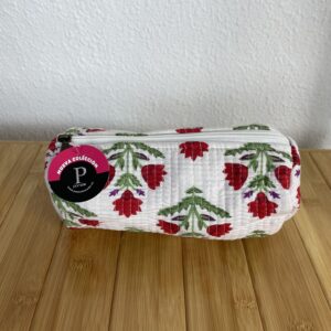 NECESER MEDIANO ESTAMPADO ROJO Y VERDE