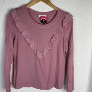 CAMISETA VOLANTES ROSA