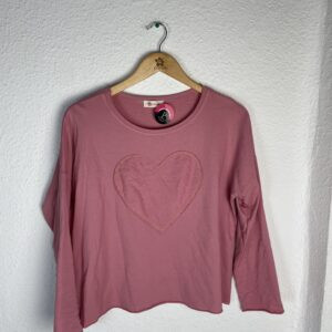 SUDADERA ROSA CORAZON