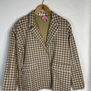 CHAQUETA VICHY BEIG