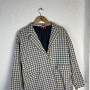 CHAQUETA VICHY AZUL