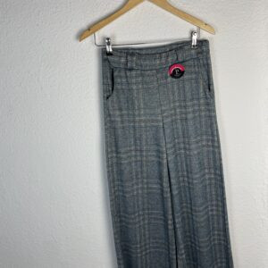 PANTALÓN CUADROS BOLSILLOS AZUL