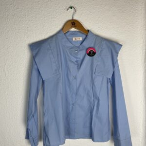 CAMISA HOMBRERAS AZUL