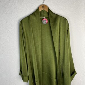 KIMONO SATINADO VERDE